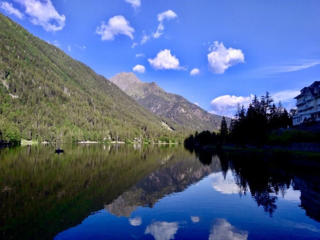 Champex Lac on the TMB