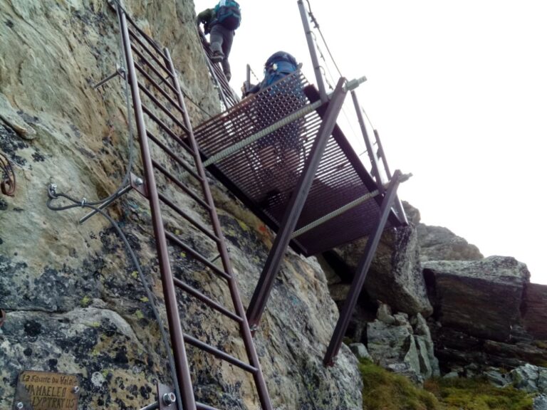 The Pas de Chevre ladders