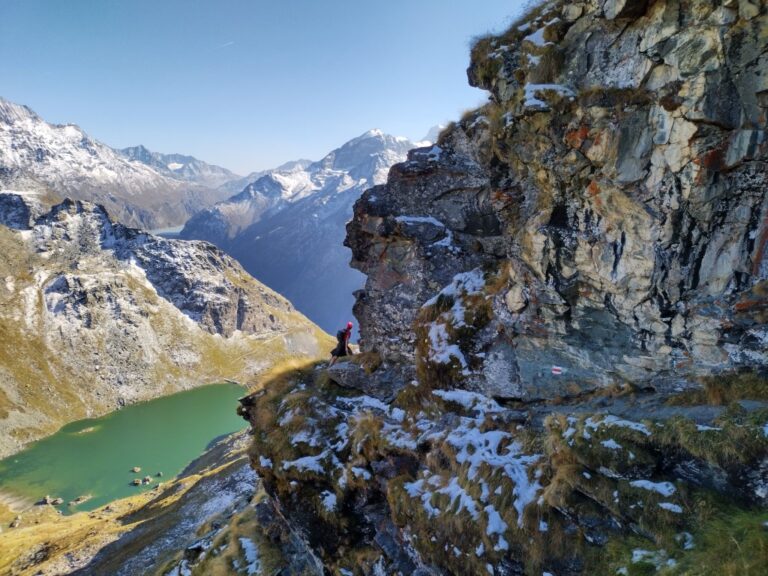 Sentier des Chamois on the Walkers' Haute Route