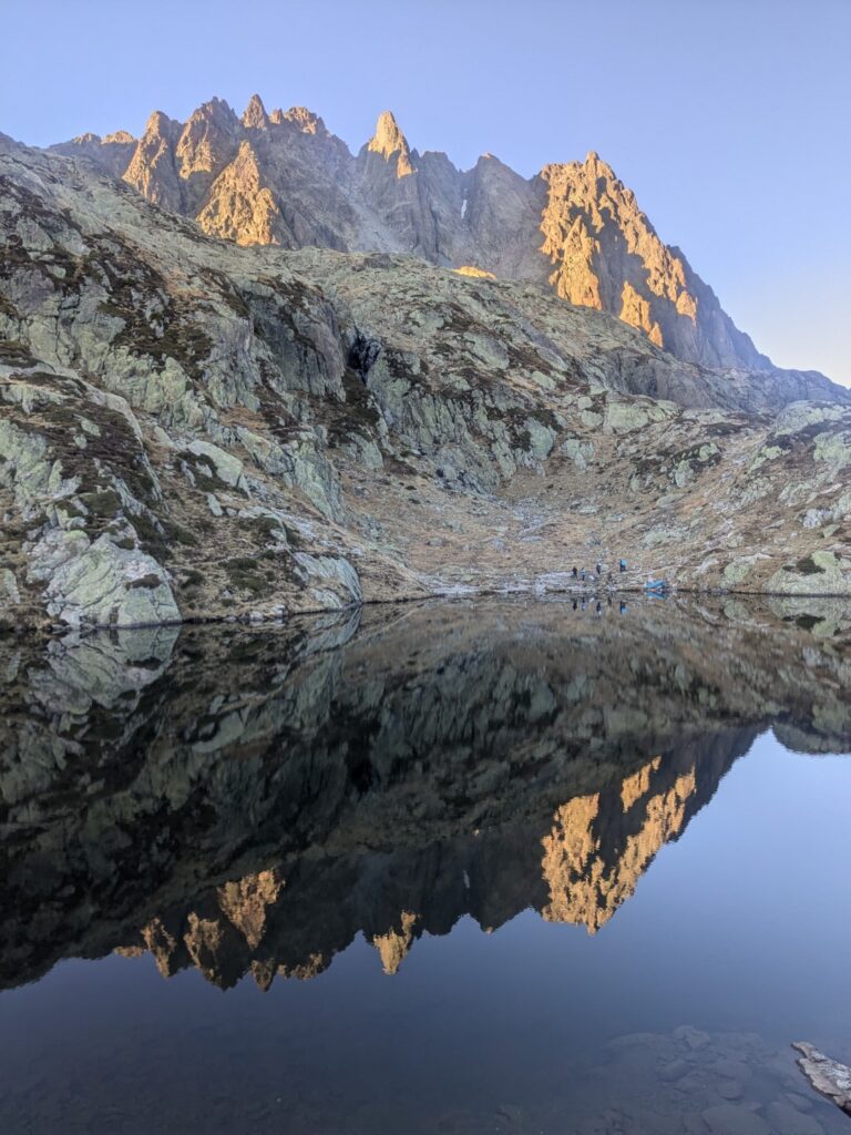 Aig. de la Perseverance, first climbed by Isabella Stratton and Jean Charlet